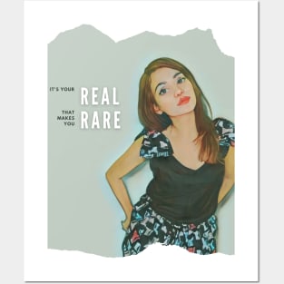 Real and Rare Woman Posters and Art